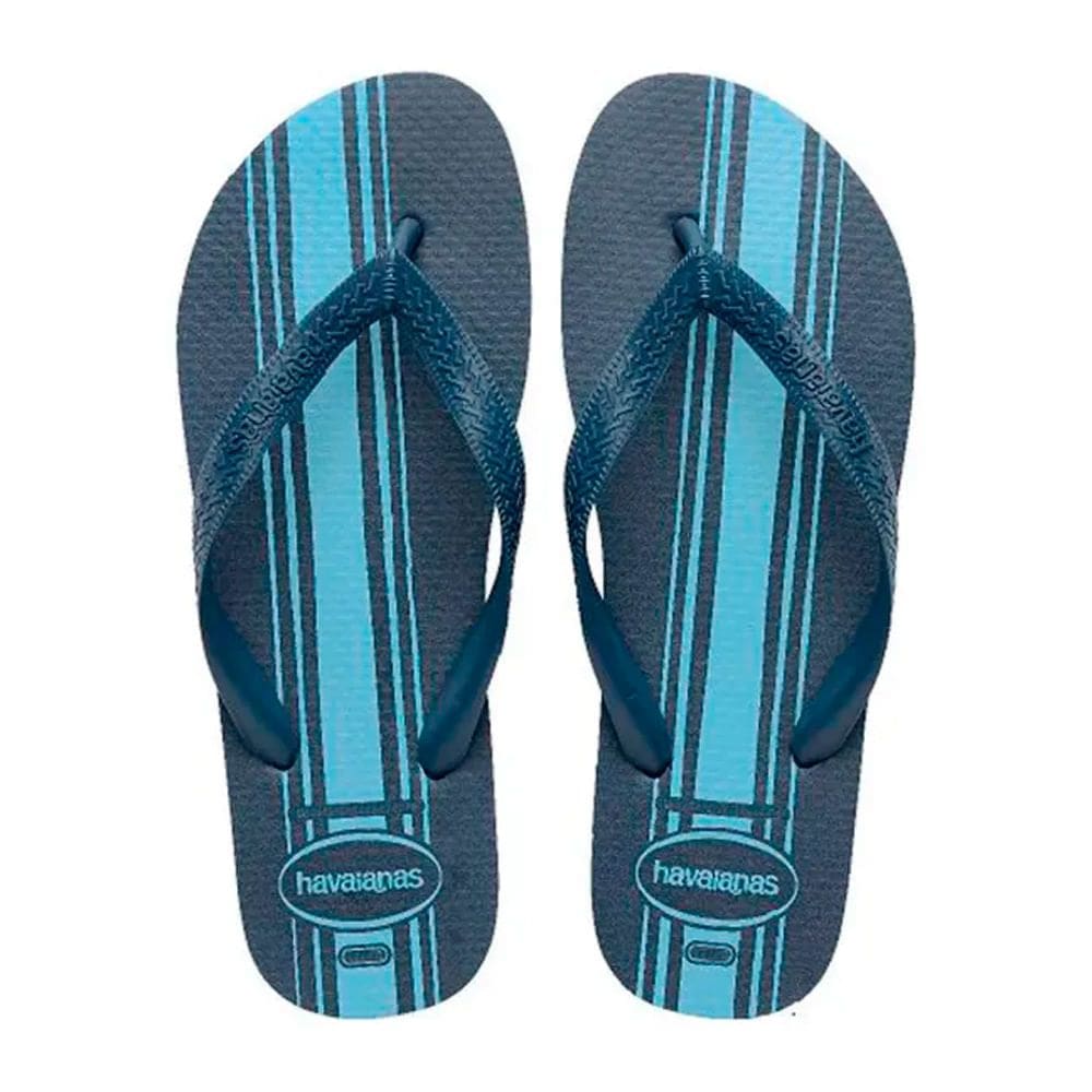 Sandália Havaiana Color Essential Azul Tamanho 37/38 1 Par