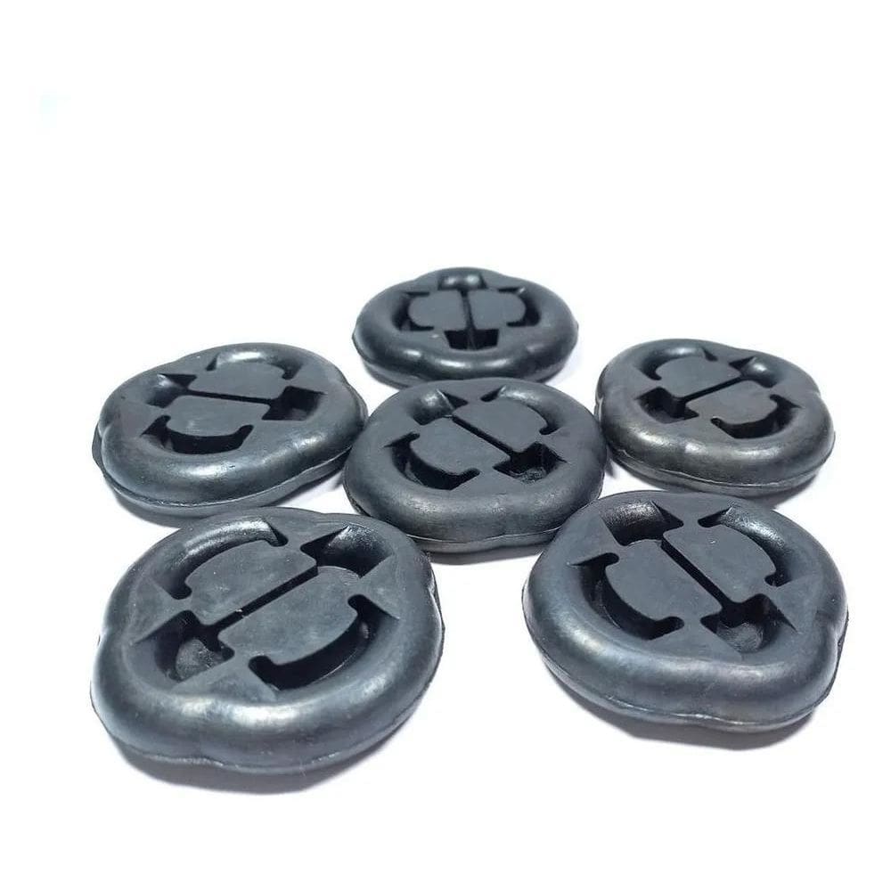 2X Coxim Escapamento Borracha  Caveirinha  Gol, Parati, Save