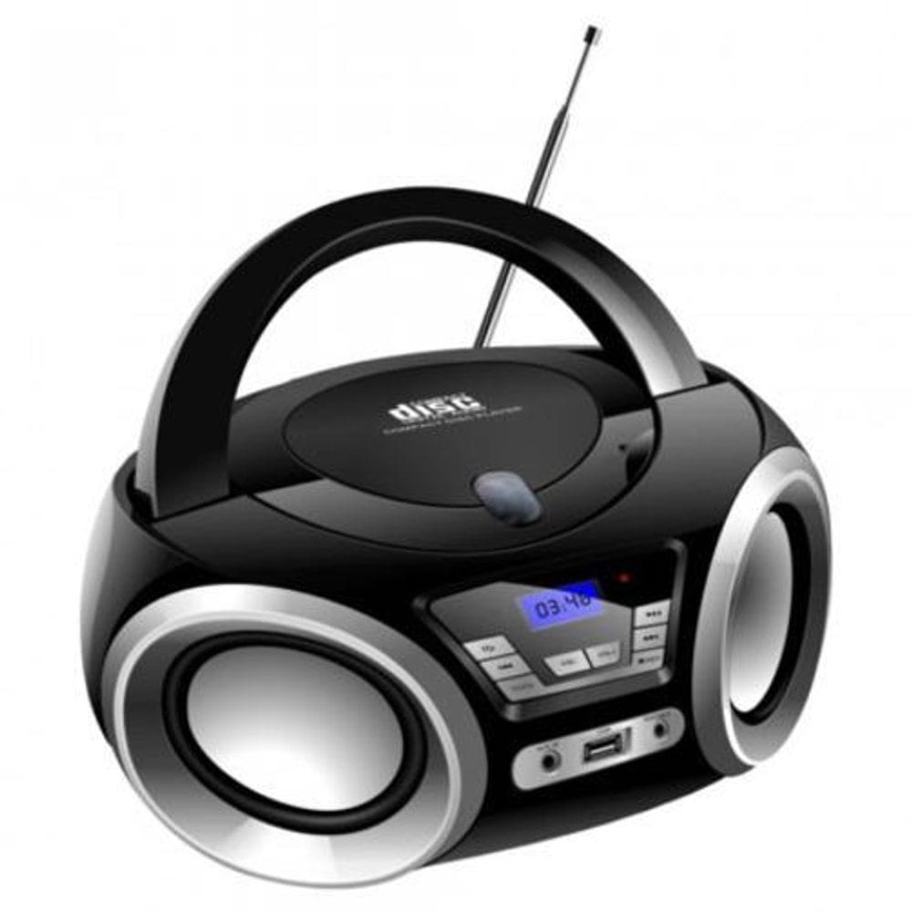 Toca Cd Portátil Megastar Mp-1842Bt Bluetooth
