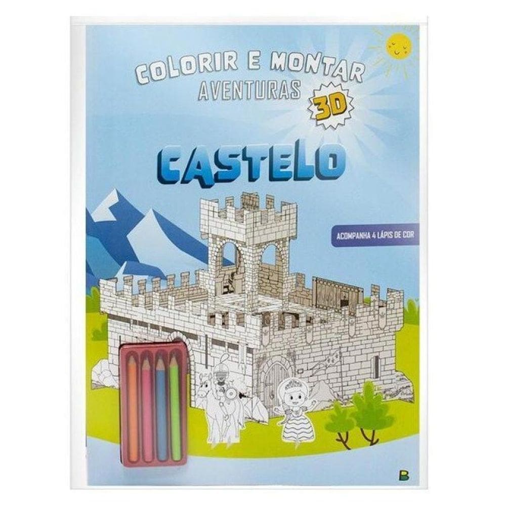 Colorir E Montar: Castelo