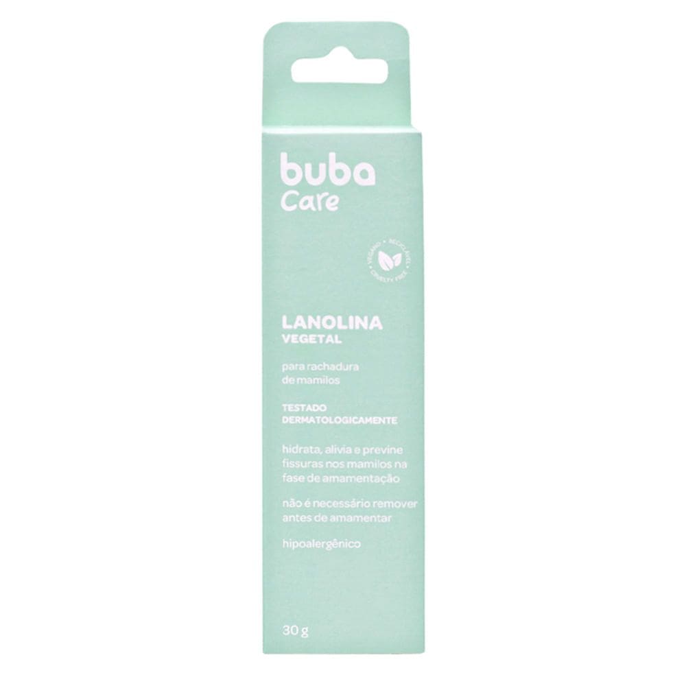 Lanolina Vegetal Buba Care para Rachadura de Mamilos 30g
