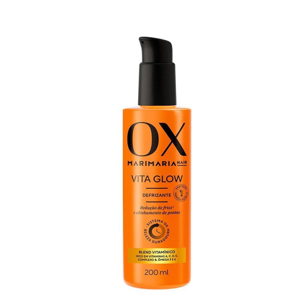 Defrizante Mari Maria Hair OX Cosméticos Vita Glow Pump 200ml