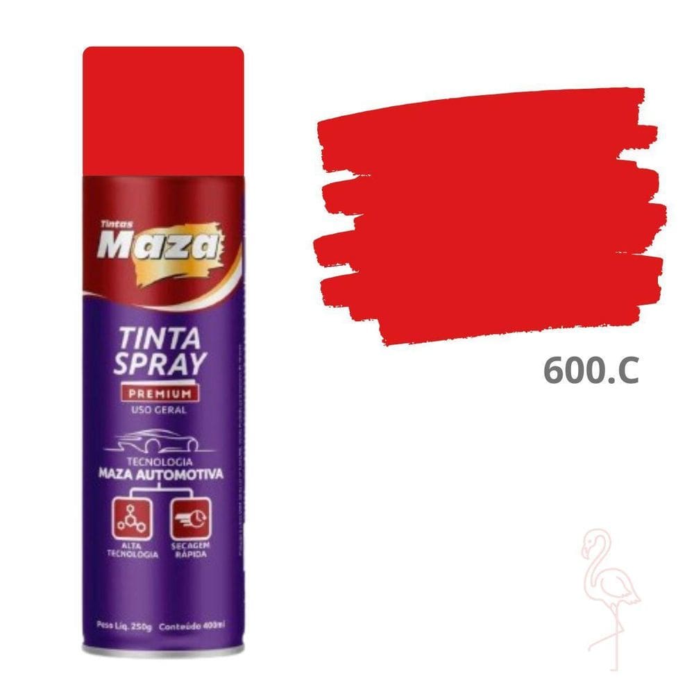 Spray Alta Temperatura Vermelho 600.C 250G Maza