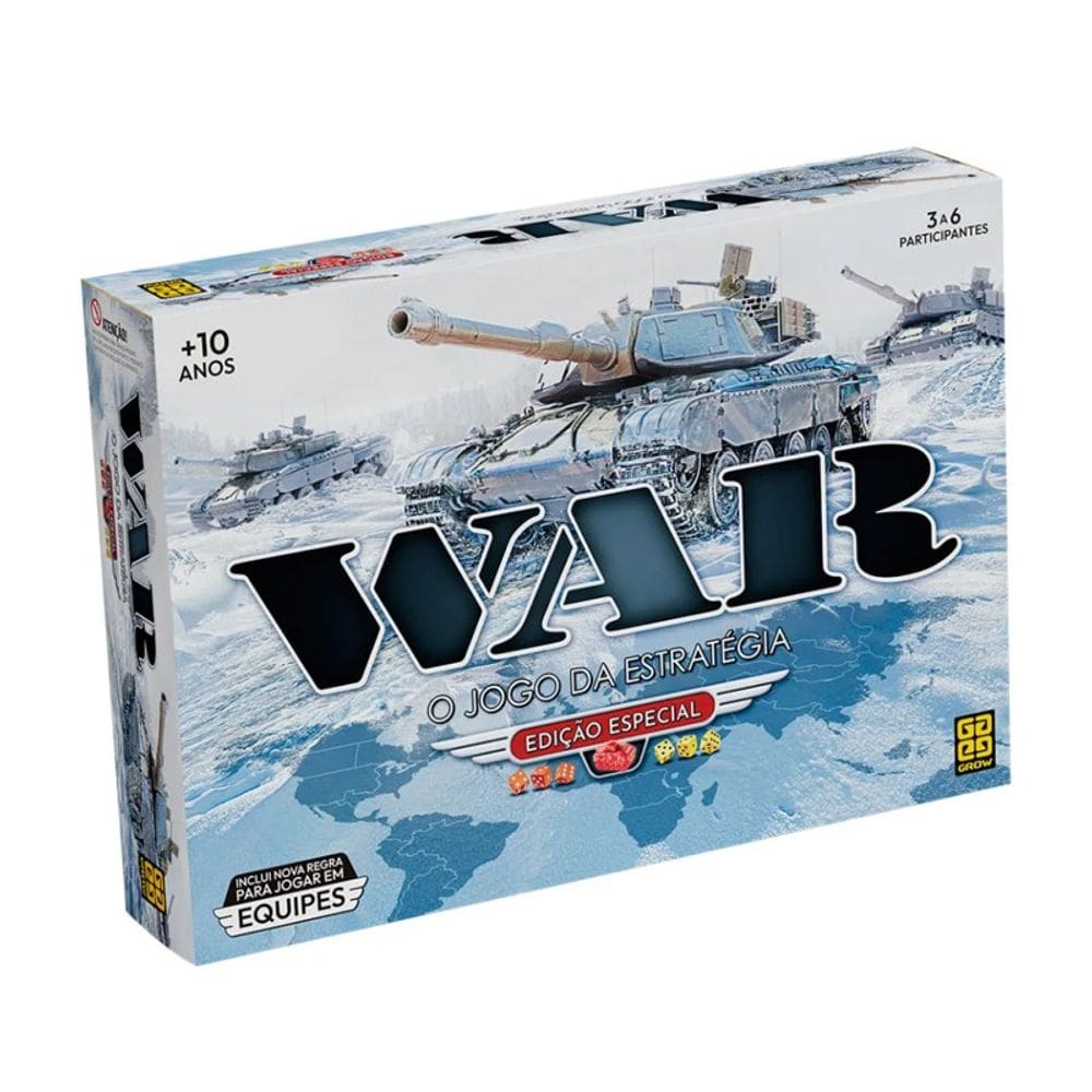 Jogo de Tabuleiro War Edição Especial - Grow 01253