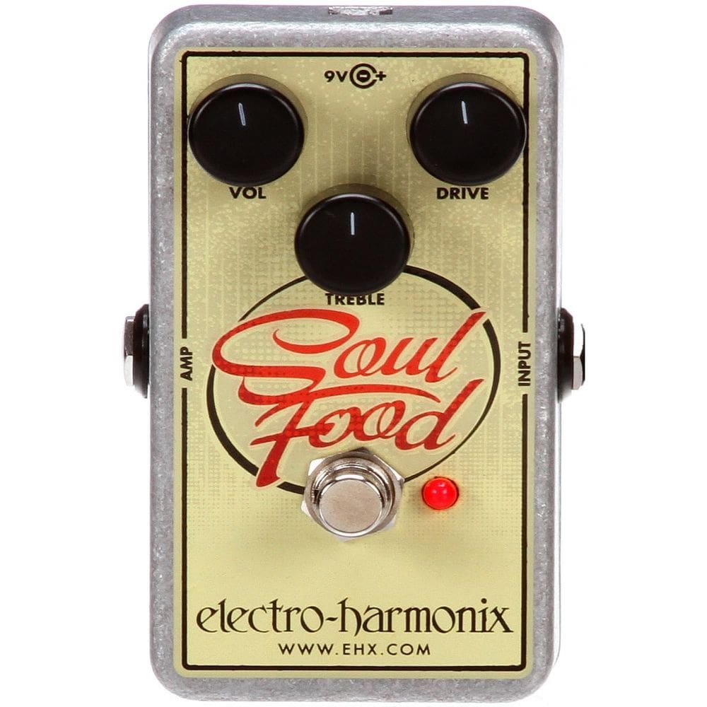 Pedal de overdrive transparente Electro-Harmonix Soul Food