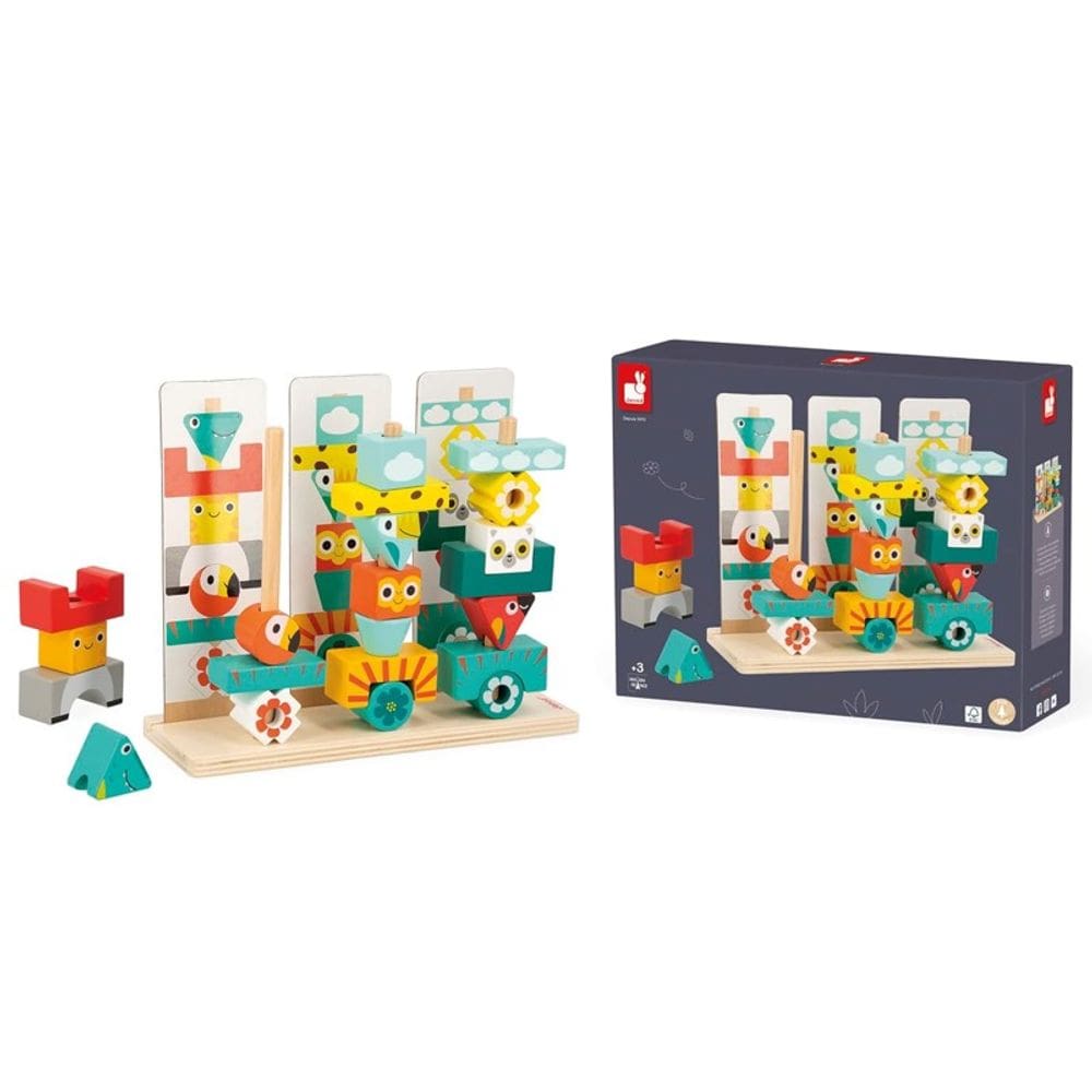 Totem de Empilhar 52 Peças Tropik - Maped