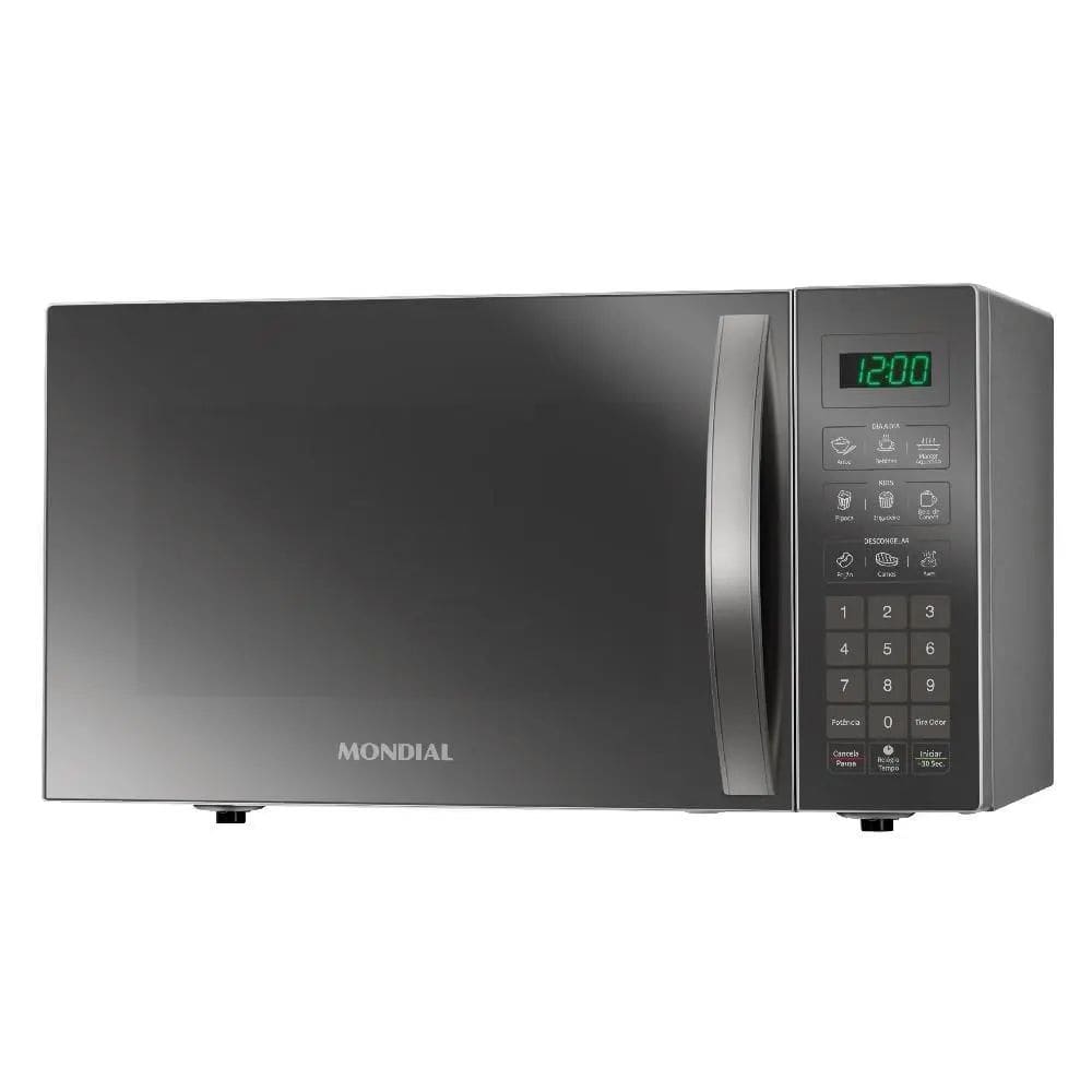 Micro-ondas Mondial 34l Mo-02-34-e Cinza Espelhado
