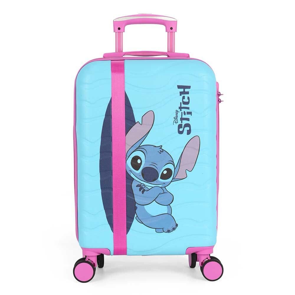 Mala de Rodinha Infantil - Disney Stitch Surf - Luxcel