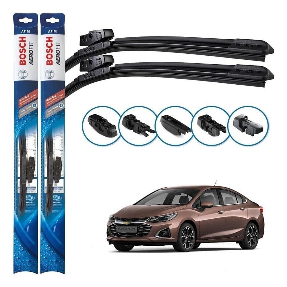 Palheta Bosch Dianteira Cruze 2016/23 Multiclip Aerofit