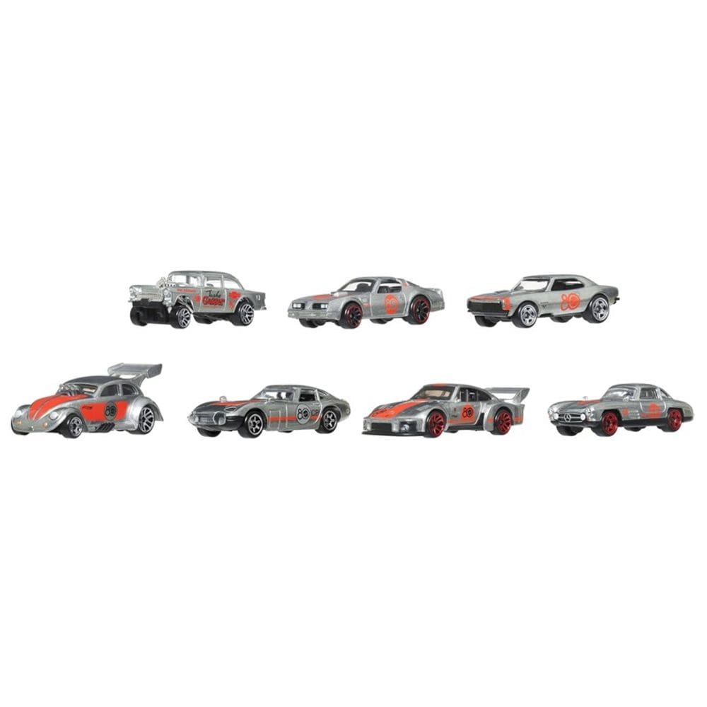 Caixa com 7 Hot Wheels 1:64 Silver Series | Casas Bahia