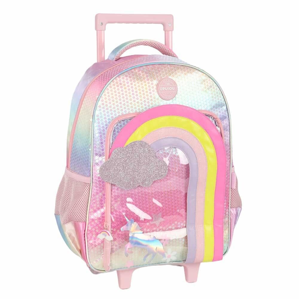Mochila de Rodinha - Up4you - Unicórnio Arco-íris - Luxcel