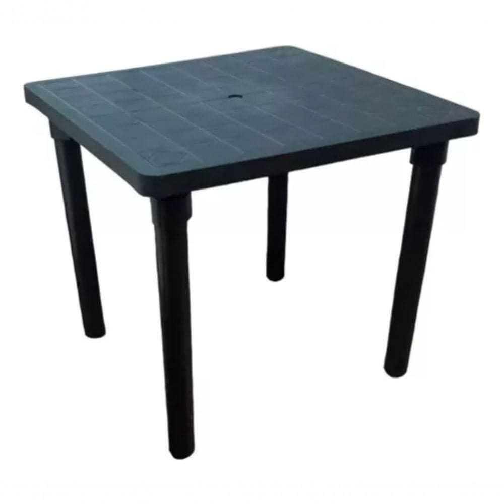 Mesa Plástica Quadrada Demontável Mor Cor Branco