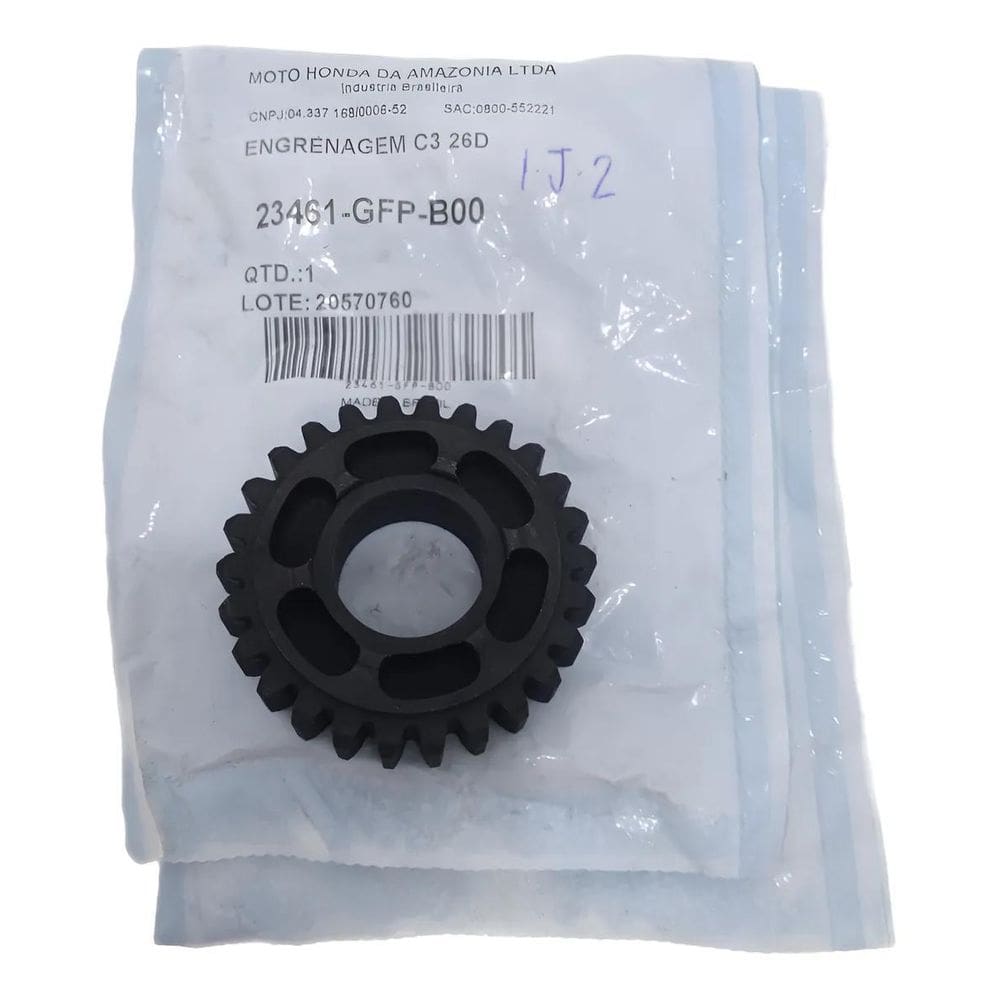 Honda Pop100 Engrenagem 3º Secundária 26Dentes Genuíno