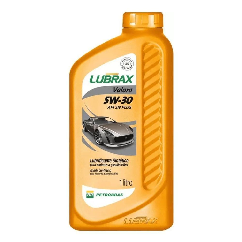2X Oleo Lubrax Valora 5W30 Api Sn Sintético 1L