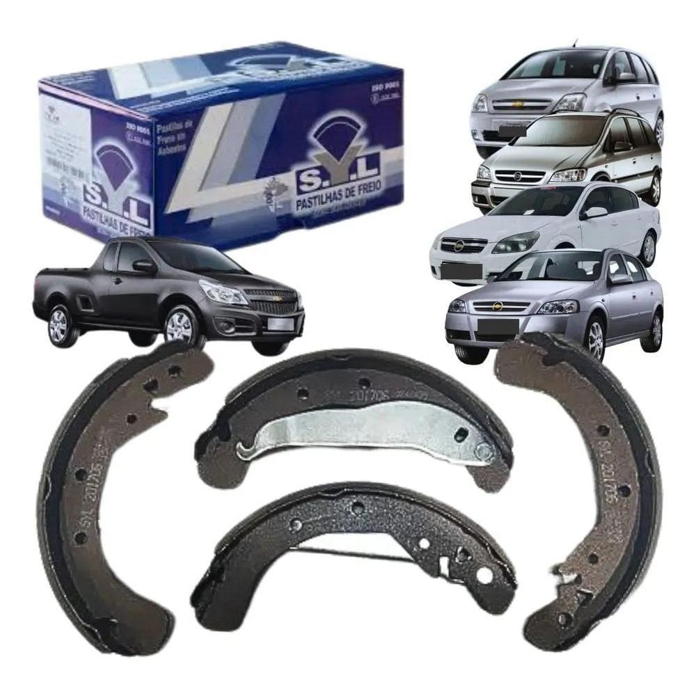 2X Sapata Freio Lona Astra Vectra Meriva Zafira Montana