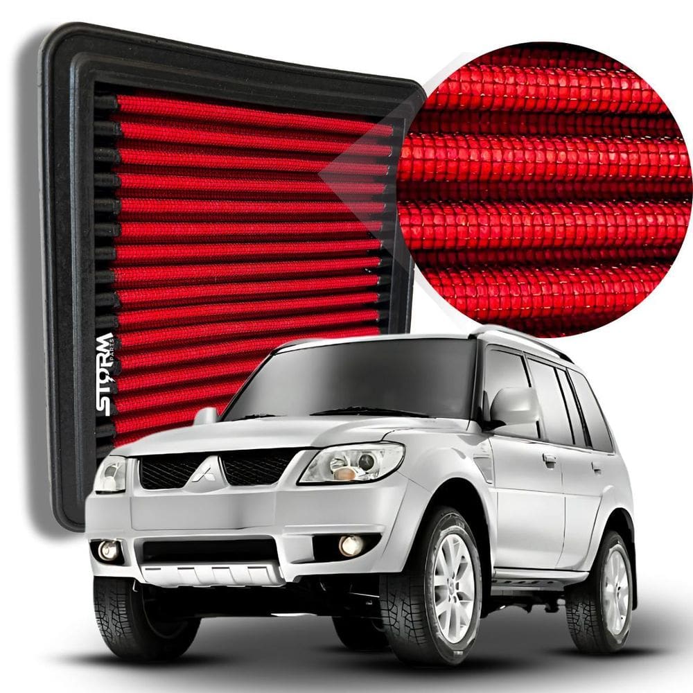 Filtro De Ar Esportivo Mitsubishi Pajero Tr4 2.0 2003 A 2015