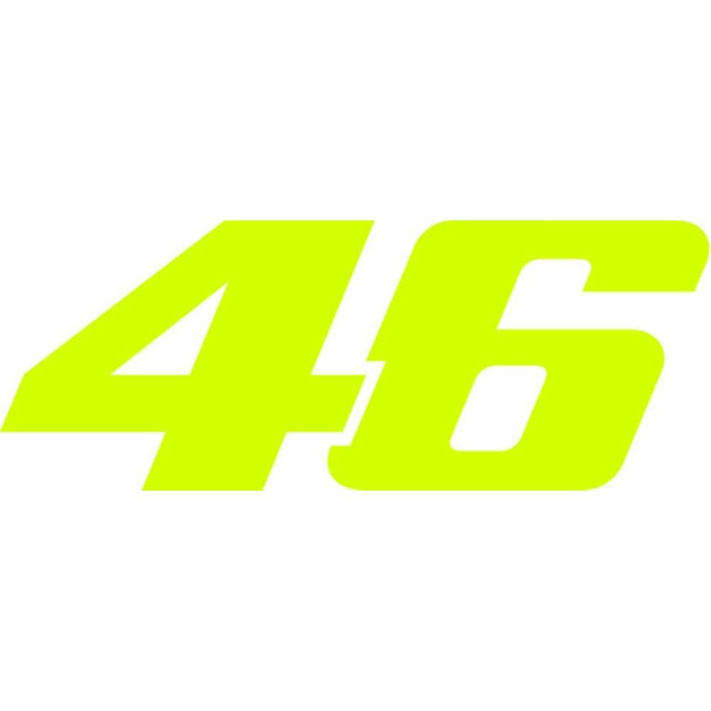 Adesivo 46 Valentino Rossi 35X86 Verde