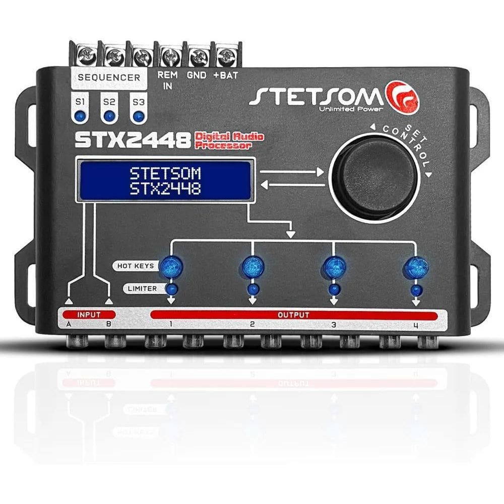 2X Processador De Áudio Digital Equalizador Crossover Automo