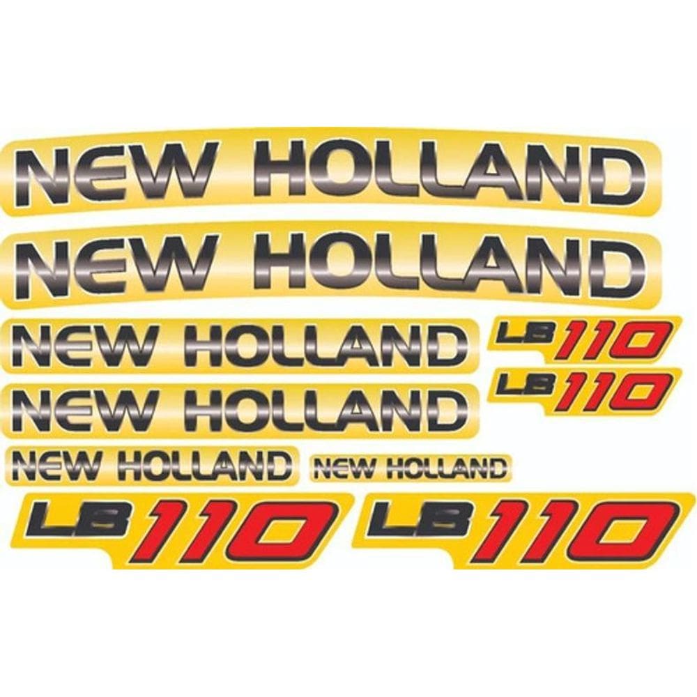 Kit Adesivos - New Holland Lb 110