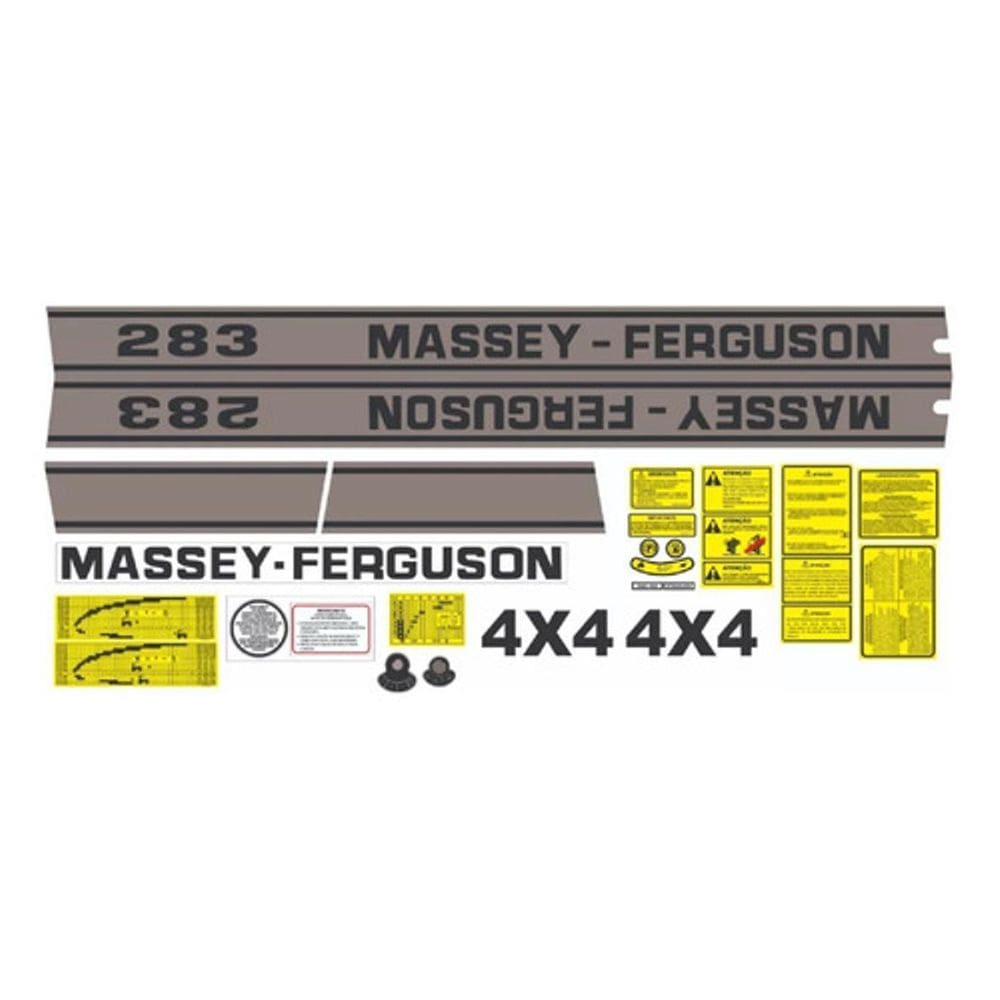 Kit Adesivos Massey Ferguson 283  4X4
