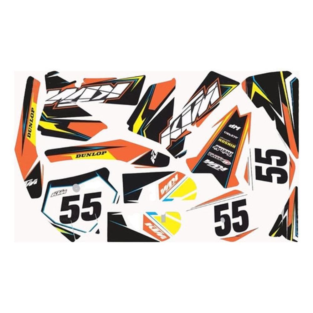 Kit Adesivos Moto Cross Trilha Ktm Sx85 2006