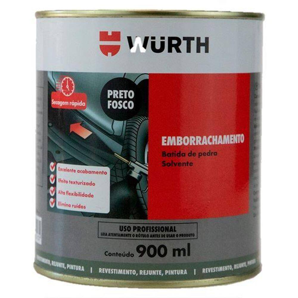 Emborrachamento Batida Pedra Base Solvente 900Ml Wurth