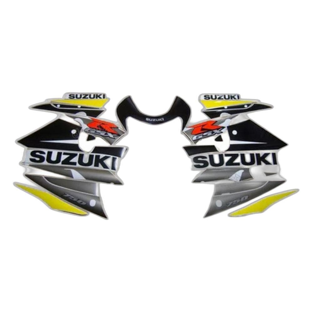 Kit Adesivos Lateral Suzuki Gsxr 950 3003 Amarela E Preta