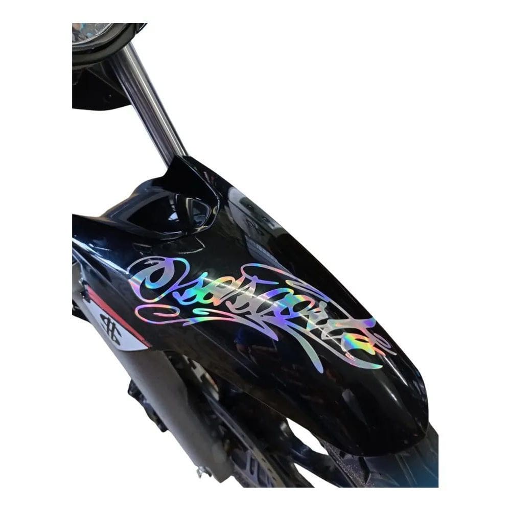 2X Adesivo Osascorte Holográfico Para Moto