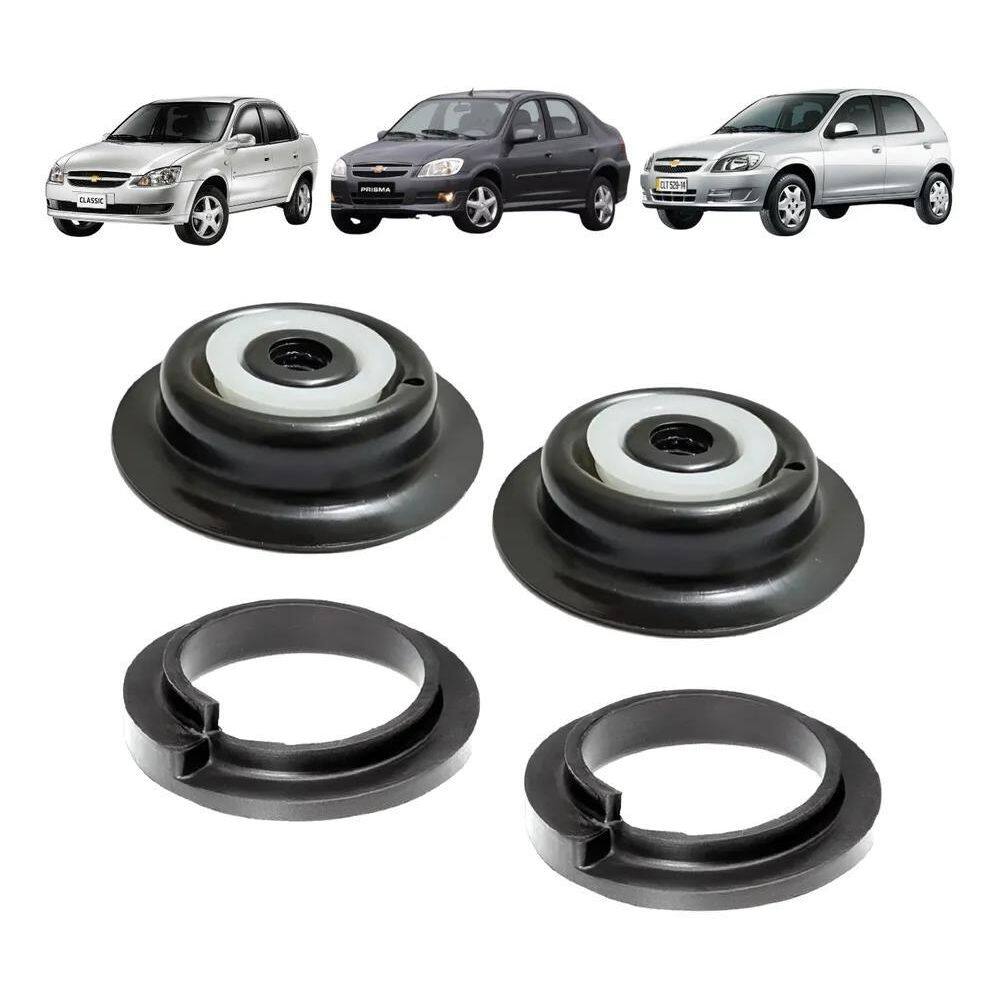 2X Calço Assento Mola Dianteira Rolamento Corsa Celta Prisma