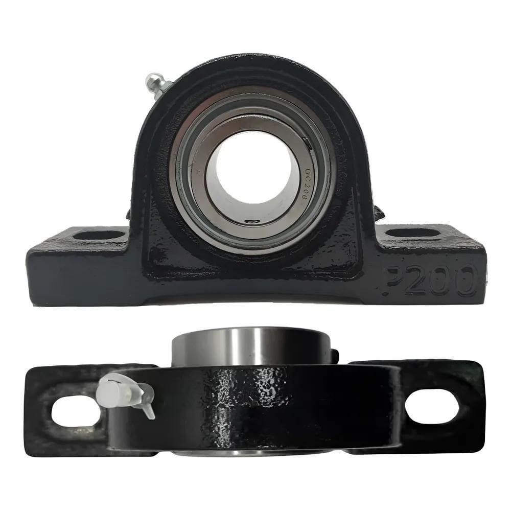 2X Kit Ucp204 Mancal Com Rolamento Para Eixo 20Mm