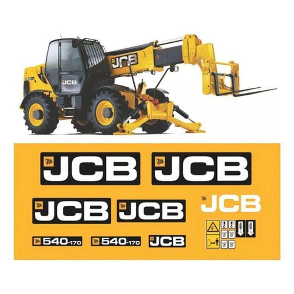 Kit Adesivos Jcb 540-170