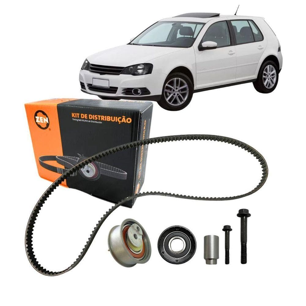 Kit Polia Tensor Correia Dentada Para Golf 1.0 Tsi Após 2012