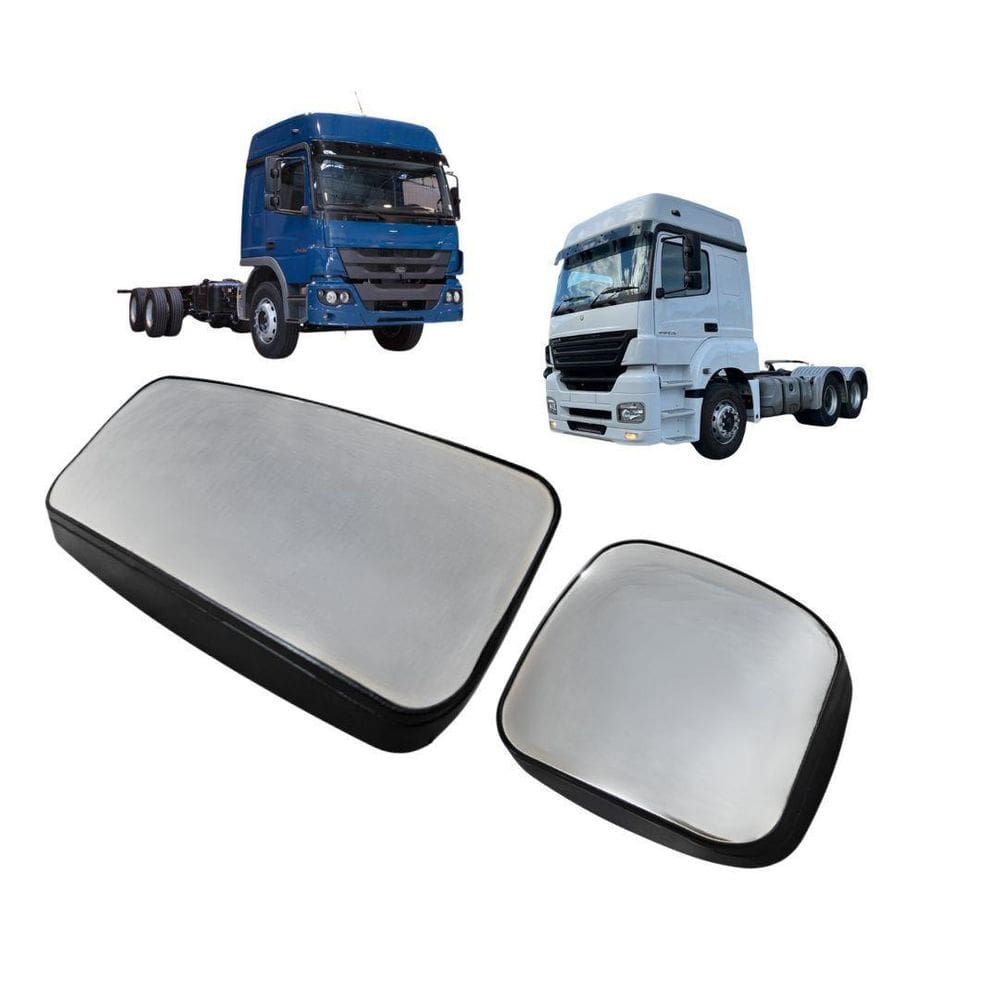 Kit Espelho Retrovisor Aux Para Atego Axor S Desembaçador Le