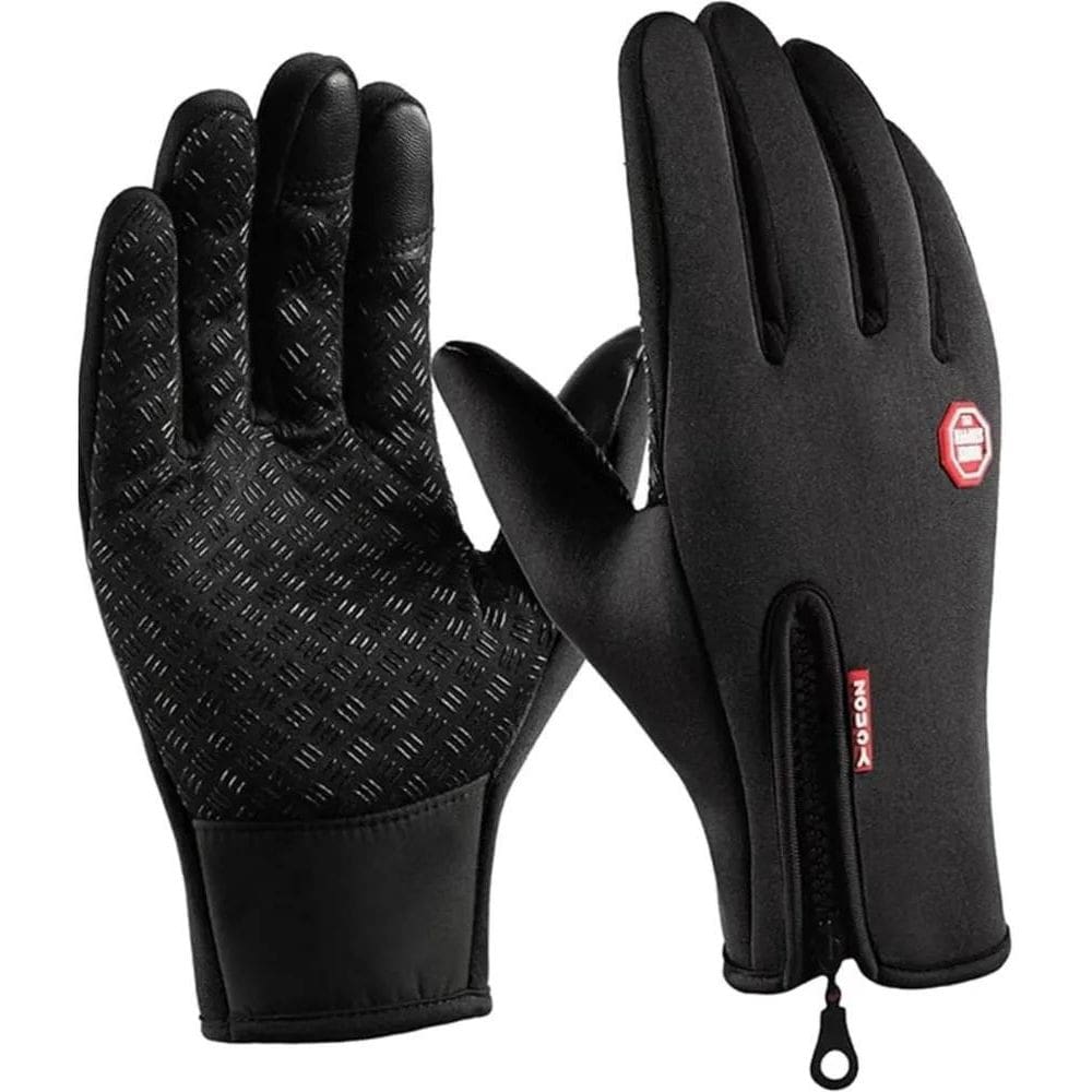 2X Par Luva Motoqueiro Térmica E Impermeável Com Touch Scree