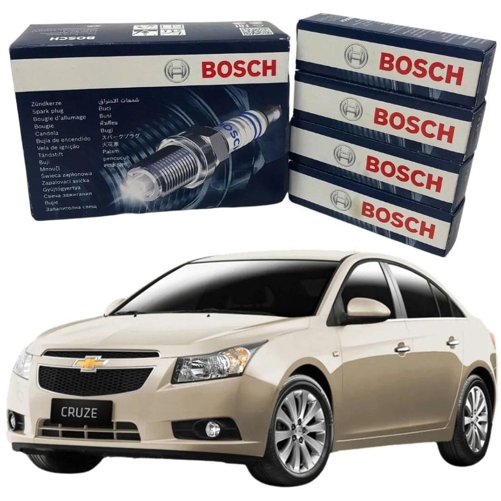 Jogo Vela Bosch Iridium Cruze 1.8 Sonic 1.6  Bosch