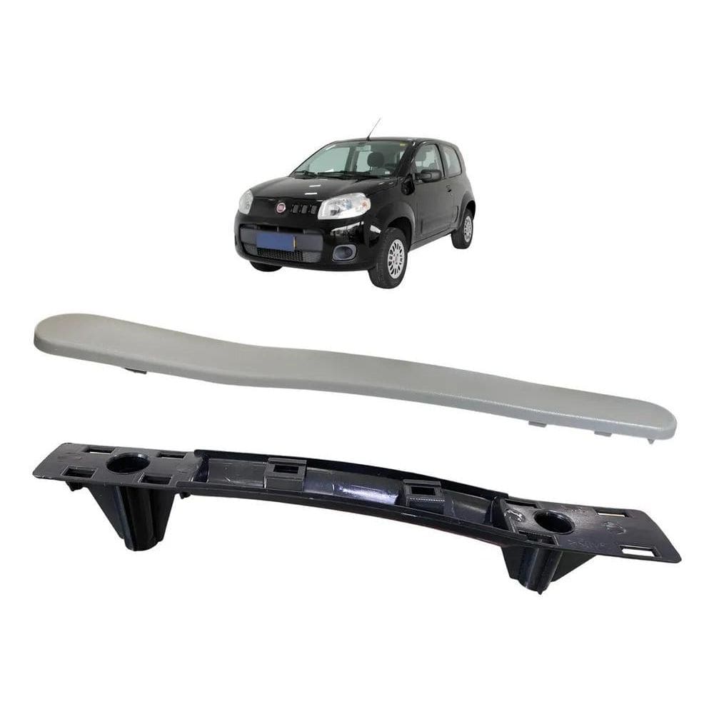 2X Suporte Puxador + Moldura Elétrica Uno Vivace 2 Portas