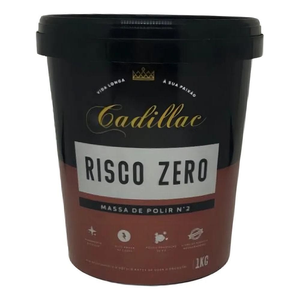 2X Massa De Polir N2 Risco Zero Cadillac 1Kg