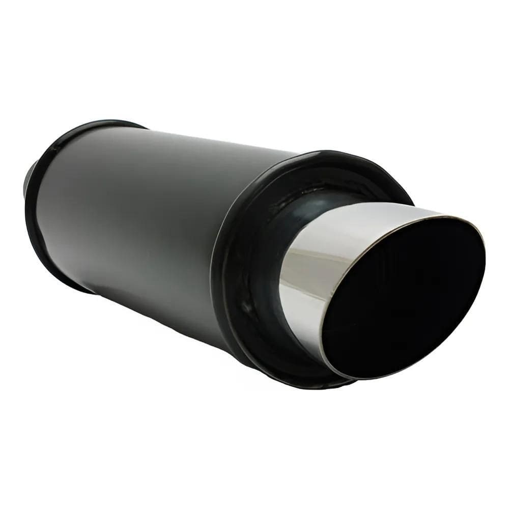 2X Escapamento Abafador Esportivo Turbinho Ponteira Inox 3 P