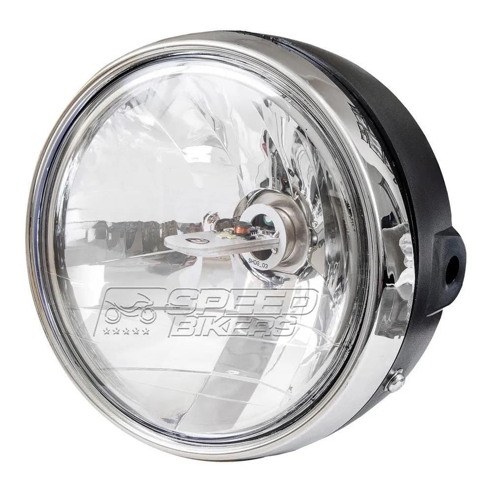 2X Farol Completo Twister Ate 2008 Com Lampada Led