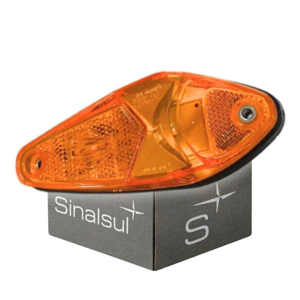 Lanterna Lateral Posição Direcional Led Bivolt Amarela