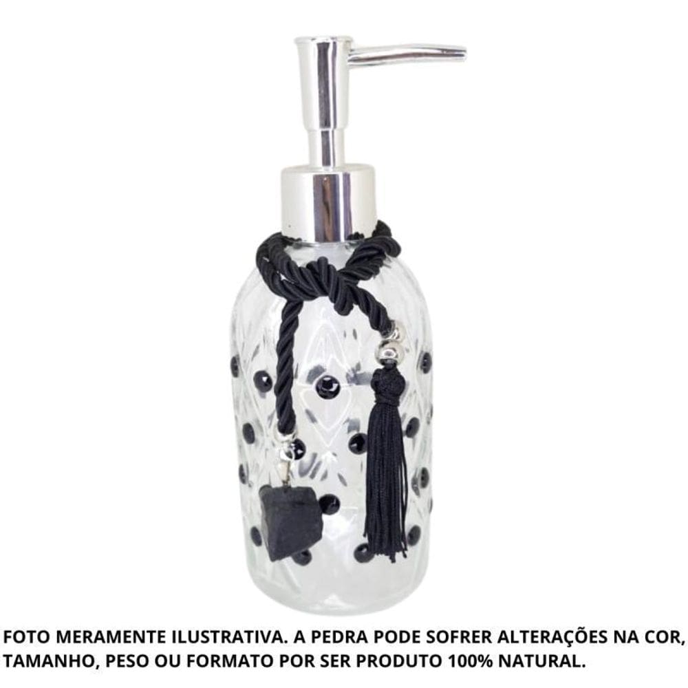 MP - Saboneteira Com Pedra Natural Feng Shui