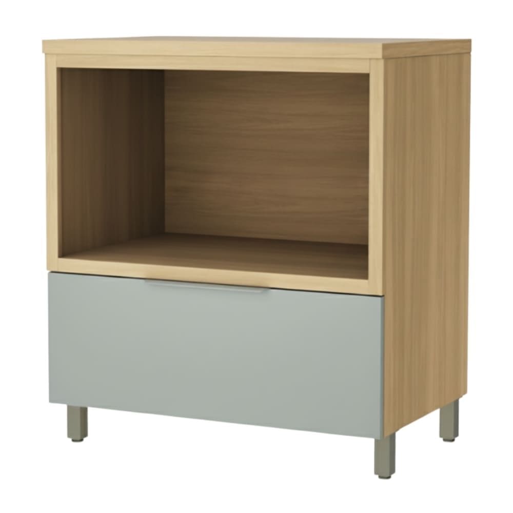 Armário Balcão de Cozinha 1 Gaveta 1 Nicho Para Forno 100% Mdf Mariah