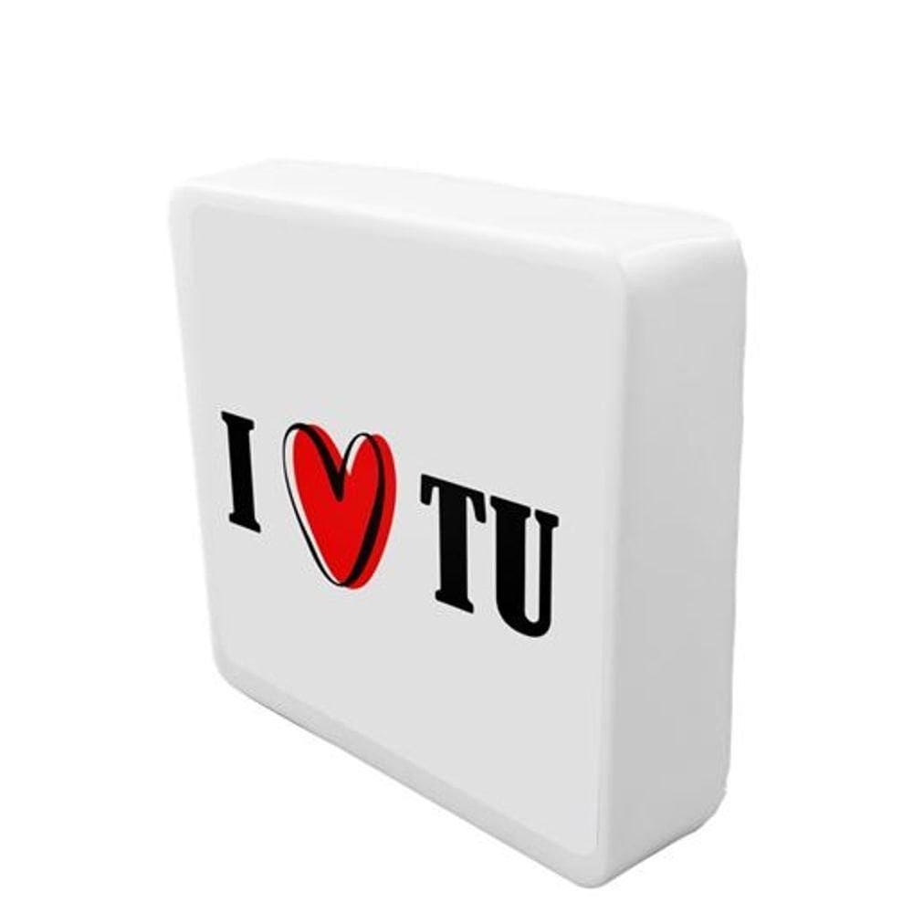Mini Luminária Box I Love Tu Usb