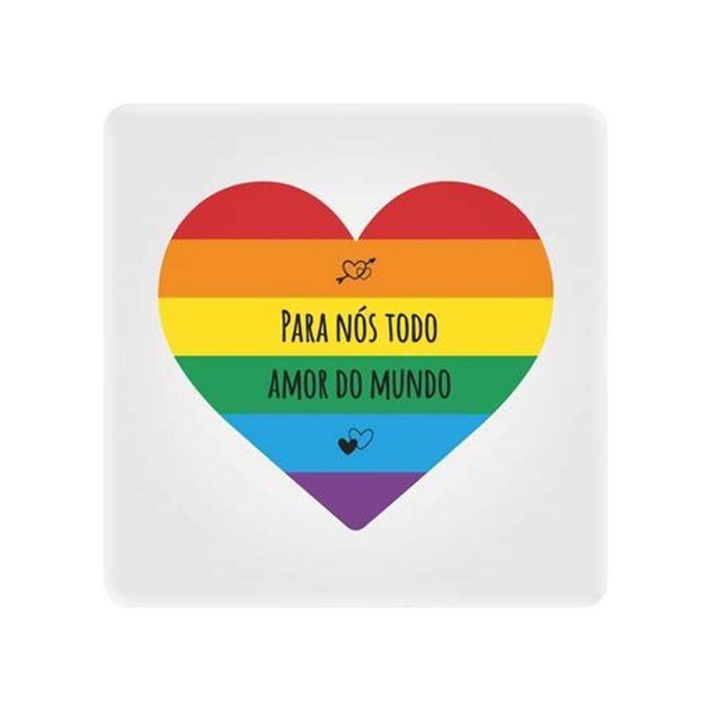 Luminária Box Slim Todo Amor Do Mundo Usb