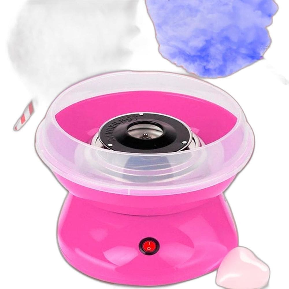 Mini Máquina Algodão Doce Automática Ideal Produzir Doces