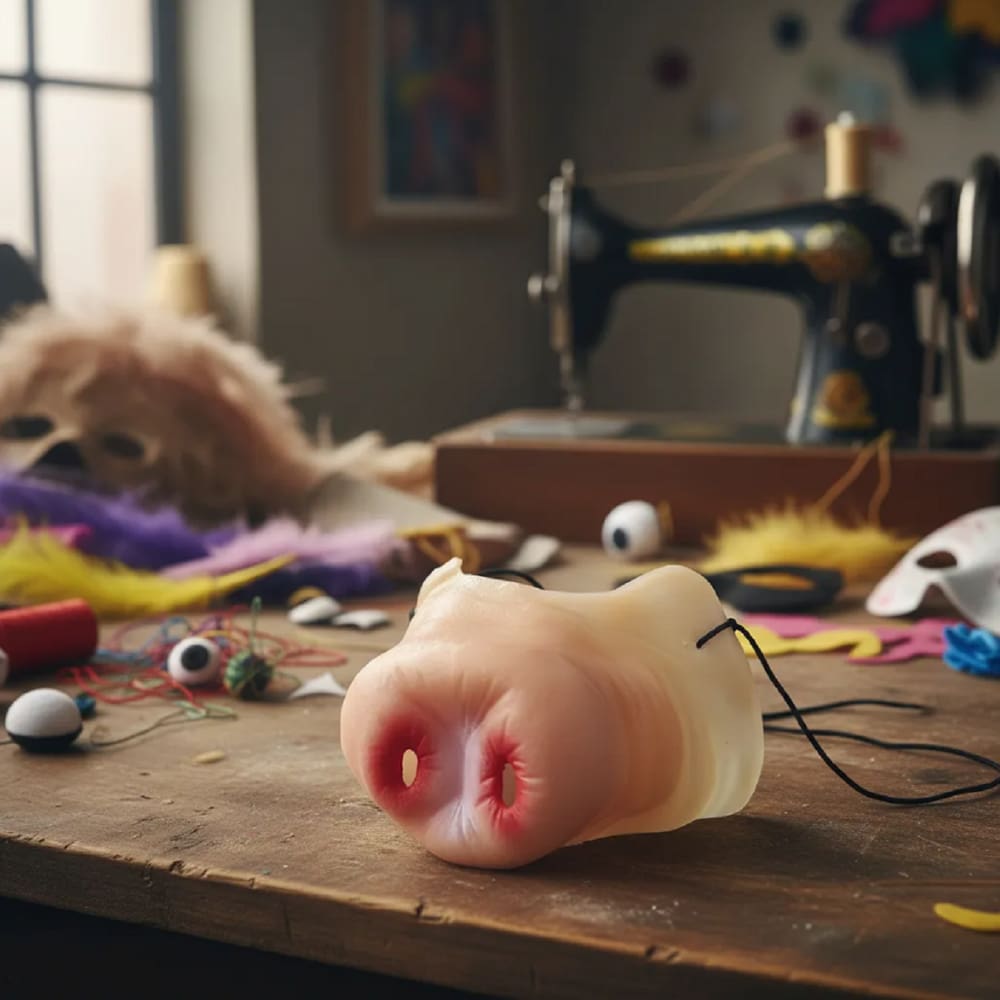 Nariz Focinho De Porco Acessório Fantasia Mascara