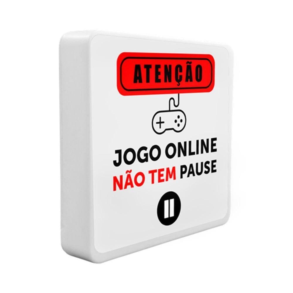 Luminária Box Slim Jogo Online Não Tem Pause Usb