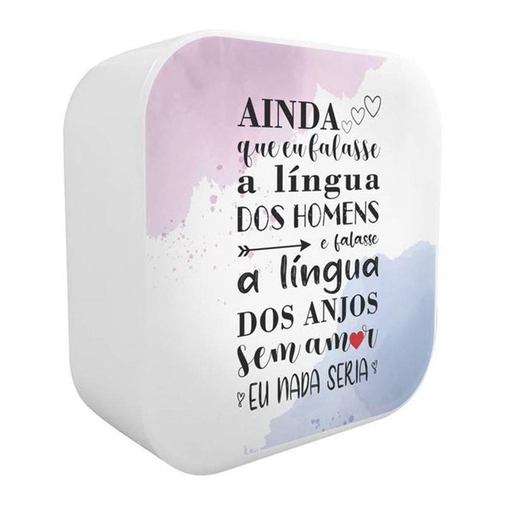 Luminária Box A Língua Dos Anjos