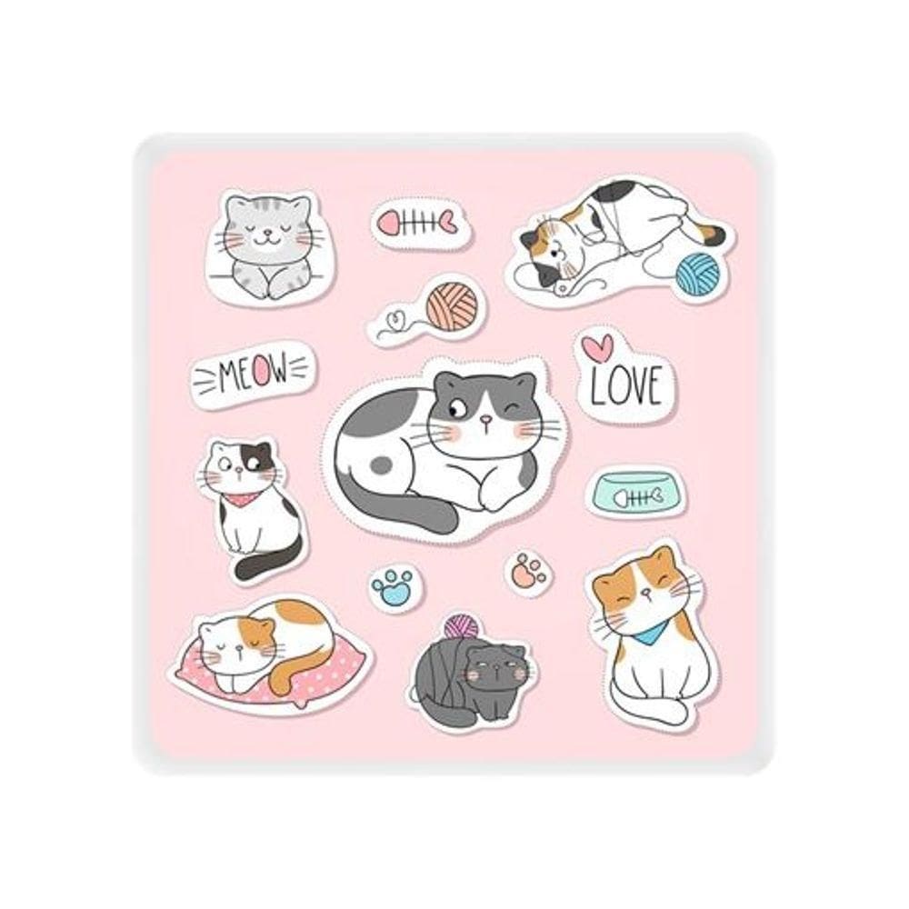 Luminária Box Slim Cat Cut Love Usb