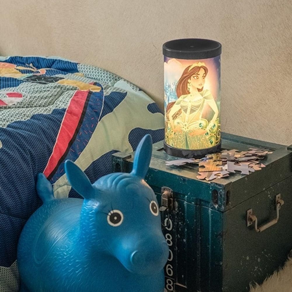 Luminária De Mesa Princesa Jasmine Aladdin Bivolt